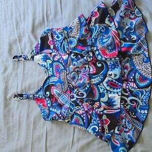 Vibrant Paisley Women's Swimsuit Top